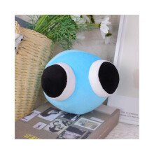 (light blue) Rainbow Friends Chapter 2 Cyan Plush Toy Doll Gift