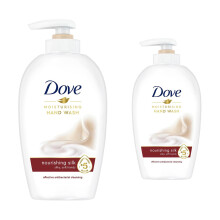 Dove Fine Silk Caring Hand Wash for Moisturised and Protected Hands 3x250ml