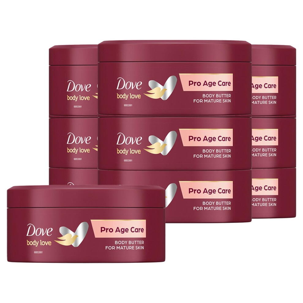 Dove Cream/Dark Pro Age Body Butter Olive Oil Nourishing Body Care Moisture 250Ml, 24 Pack - Image 2