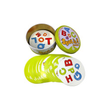 (G) 8+ Dobble spot it cards game with animals, alphabets and numbers