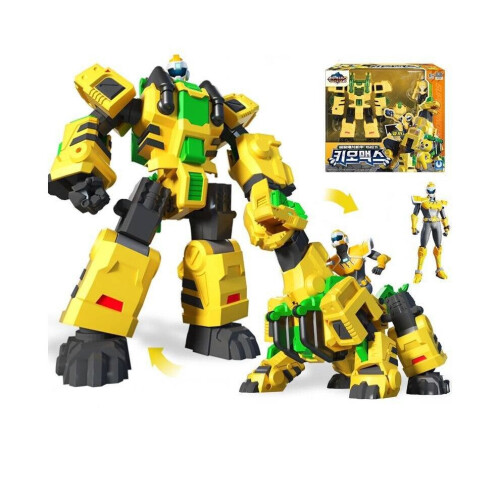 (Max) Mini Force Speelgoed Anime Super Dinosaurus Krachtmachine Transformatie Robot Model Set
