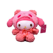 (Melody) My Melody Cinnamoroll Kuromi Sanrio Plush Toy Plushie Doll Gifts Stuffed Toys