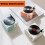 (Pink) Mini Retro Vinyl Record Wireless AUX Music Player 1