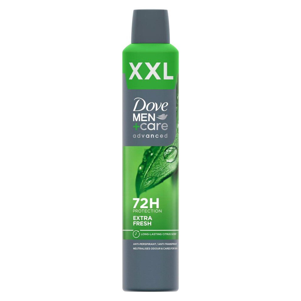 Dove Men+Care Anti-Perspirant Deodorant - Extra Fresh 72H Protection 300ml - Image 4