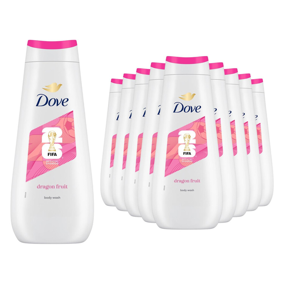 Dove Cream Advanced Care Replenishing Body Wash 24H Renewing Micromoisture, 10X400ml - Image 2