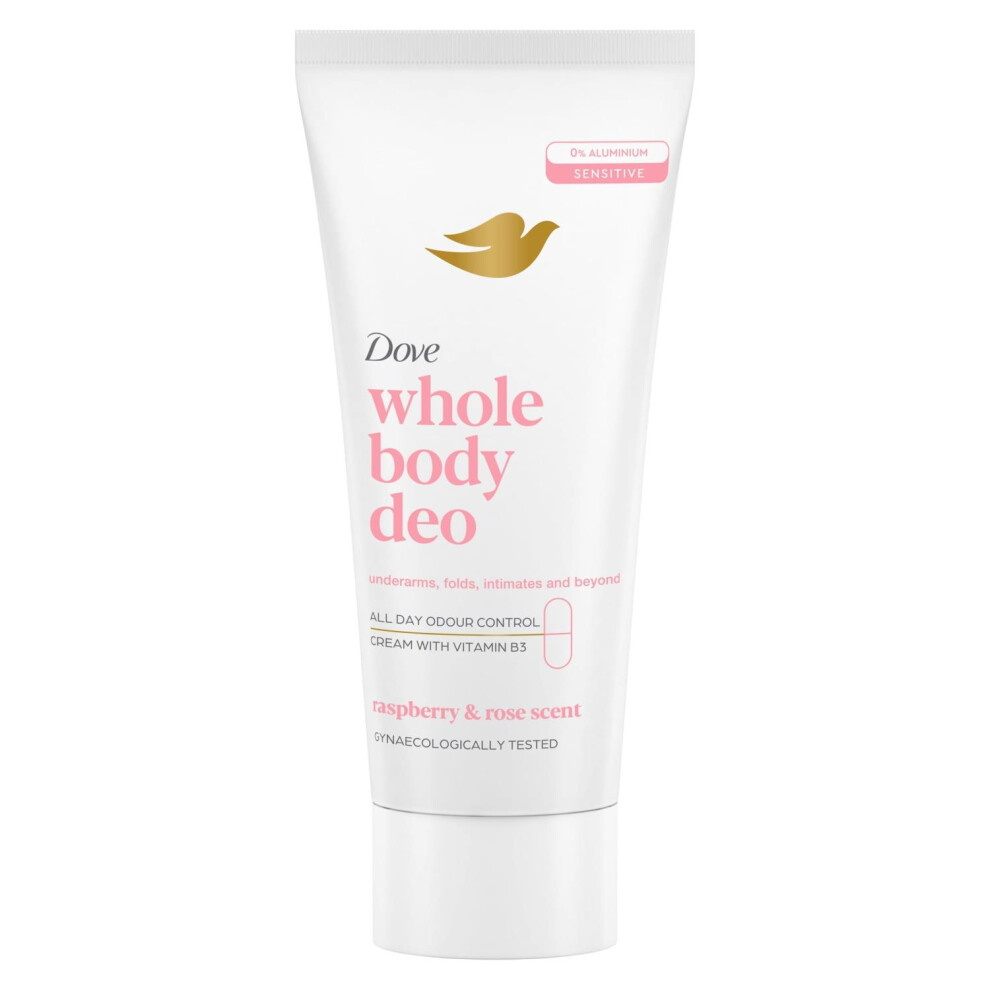 Dove Whole Body Odour Protection Deodorant Cream Raspberry & Rose, 75Ml - Image 7