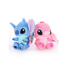 (Pink Stitch +Blue Stitch ) 7'' LILO lush animal koala bear Stitch teddy Toy