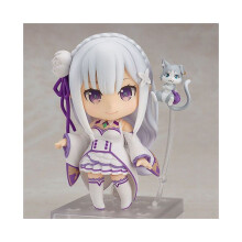 Nendoroid 751 Prawdziwe życie w innym świecie od zera Emilia PVC Figurka zabawka Nowość
