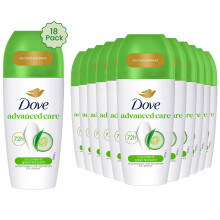 Dove Roll On Deo Go Fresh Cucumber 72H Lasting Women's Anti-Perspirant 50ml,18pk