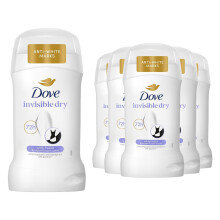 Dove Invisible Dry Anti-Perspirant Deo Stick 50ml 6 Pack, 72H Sweat Protection