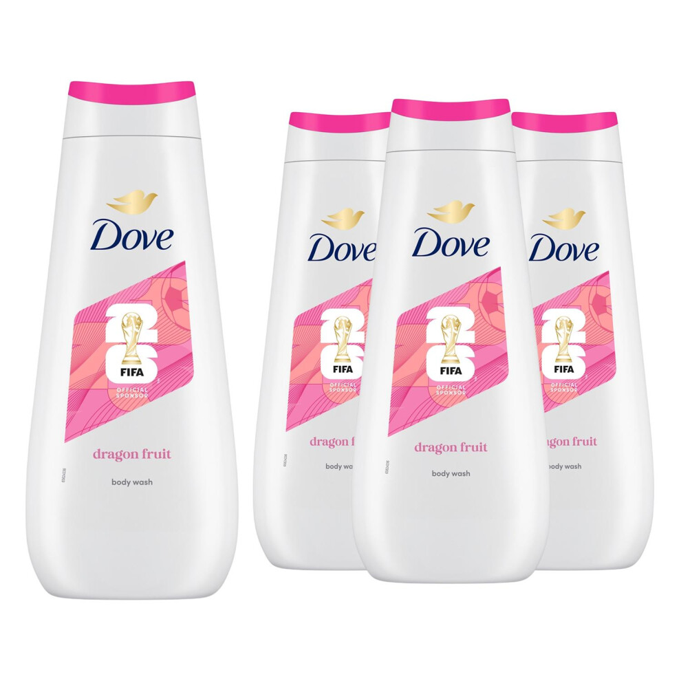 Dove Cream Advanced Care Replenishing Body Wash 24H Renewing Micromoisture, 4X400ml - Image 2
