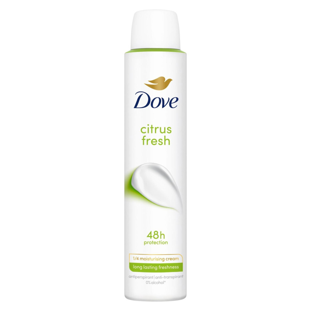 Dove Anti-Perspirant Deodorant Citrus Fresh 200ml 48H Sweat & Odour Protection - Image 4