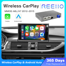 CarPlay Android Auto Multimedia Player Kit für Audi A6 A7 C7 MMI 3G HN + R 2011-2015 kabellos