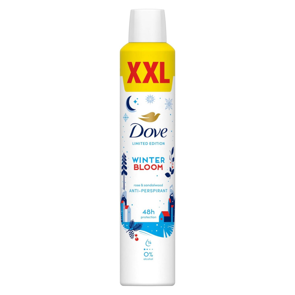 Dove Anti-Perspirant Deodorant Winter Bloom, 48H Sweat Protection 300Ml