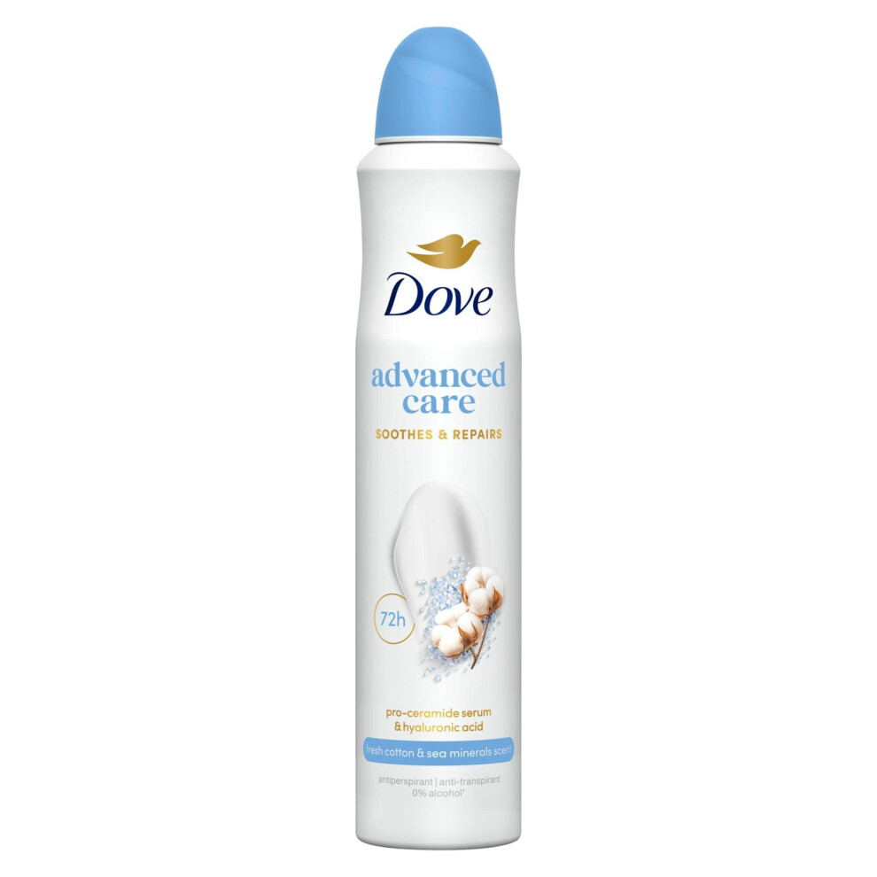 Dove Advanced Care Anti-Perspirant Deodorant Fresh Cotton & Sea Minerals 200Ml