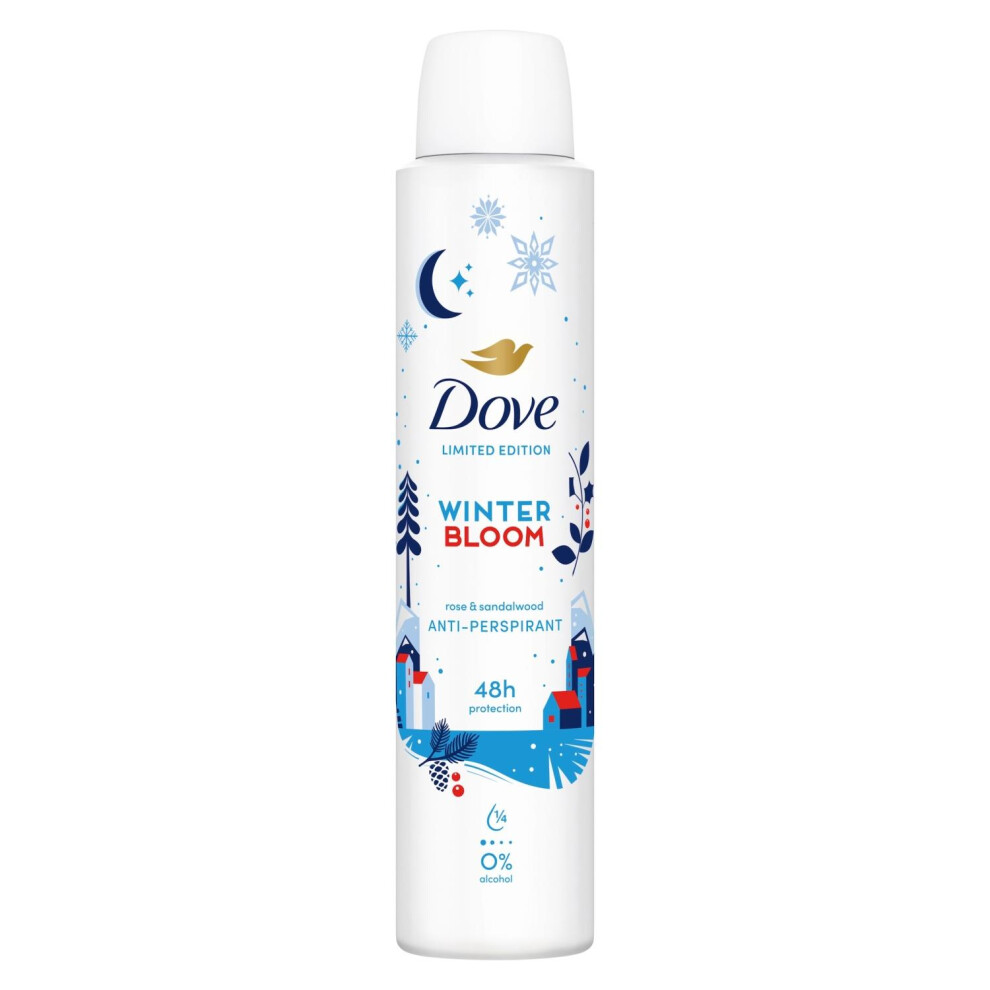 Dove Anti-Perspirant Deodorant Winter Bloom, 48H Sweat Protection 200Ml