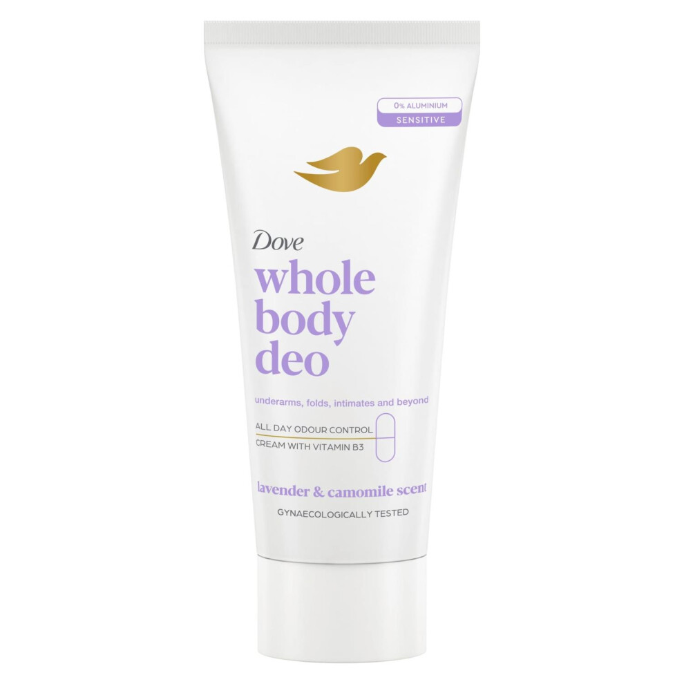 Dove Lavender & Camomile Whole Body Deodorant Cream 0% aluminium deodorant with vitamin B3 for all-day odour control 75 ml - Image 7