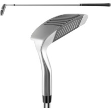 GOPLUS Chipper de Golf para Diestros, 36 graus, 89 cm, aço inoxidável, prata