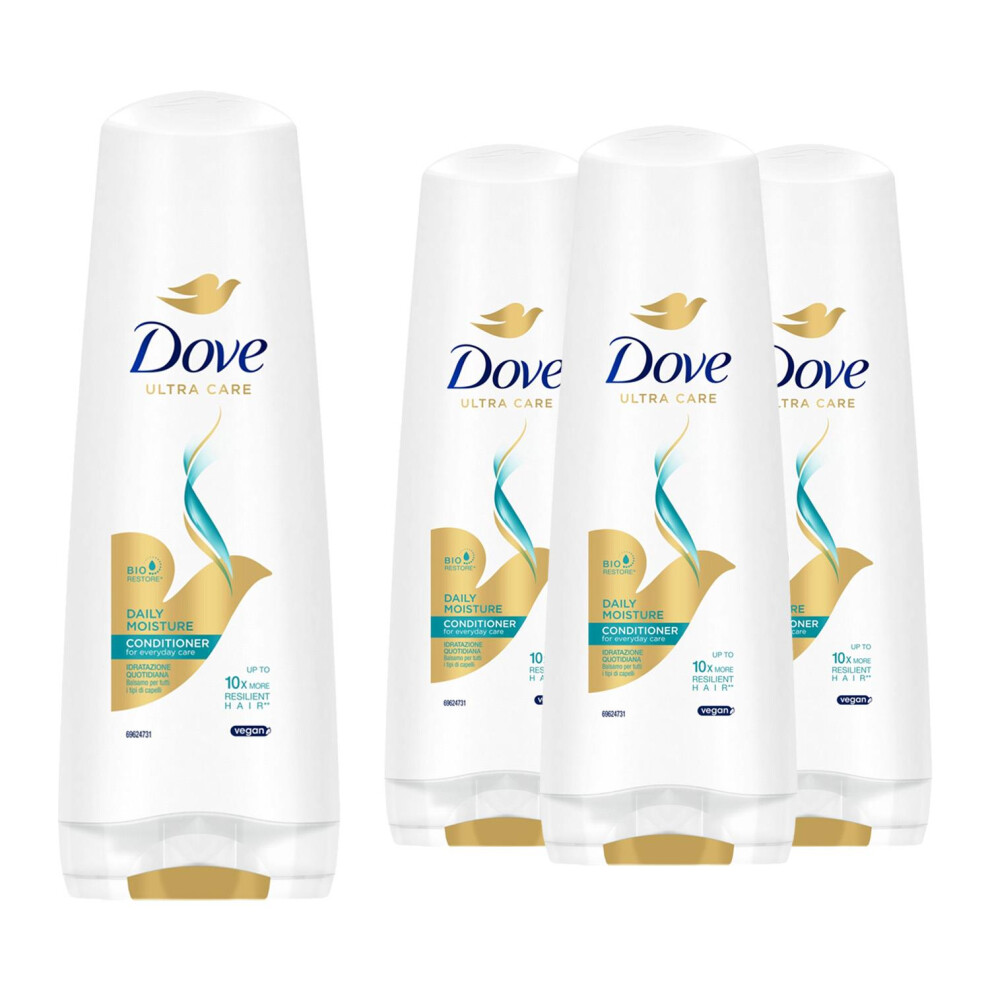 Dove Ultra Care Conditioner - Daily Moisture 4X350ml Bio Restore Technology