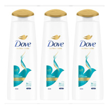 Dove Nutritive Solutions Shampoo 250ml, 3 Pack Daily Moisture for Dry Hair