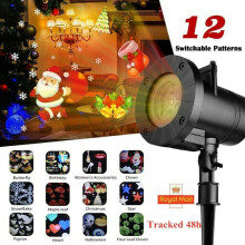 Utomhus LED Halloween Projektorlampor Jul Laserlampa Festival Festdekoration