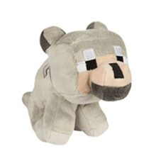 (New Wolf) Minecraft Plush Toy Pixel Doll Children Doll Kids gift