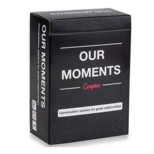 Our Moments Cards Couples Board Game Conversation Starters for Great Relationship
