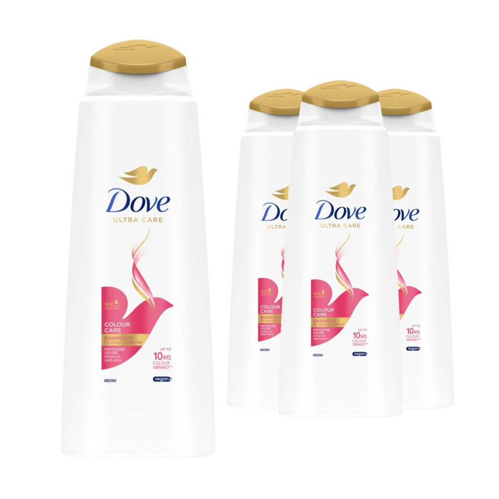 Dove Ultra Care Shampoo - Colour Care 4X400ml, Bio Restore Technology