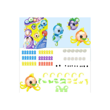 (Ocean Pack) Oonies Pack Navulling Plakbal Bellenblaasapparaat Kinderen Doe-het-zelf Speelgoed Educatief