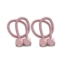 (Pink, 2 PCS) Strong Magnetic Curtain Tie Backs Buckle Clips Holdbacks Rope Tiebacks