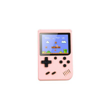 (Pink) 500 Classic Game Handheld Retro Video Game Console Gift