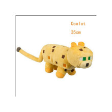 (Ocelot-35cm) Minecraft Plush Teddies Stuffed Soft Hug Toys Game