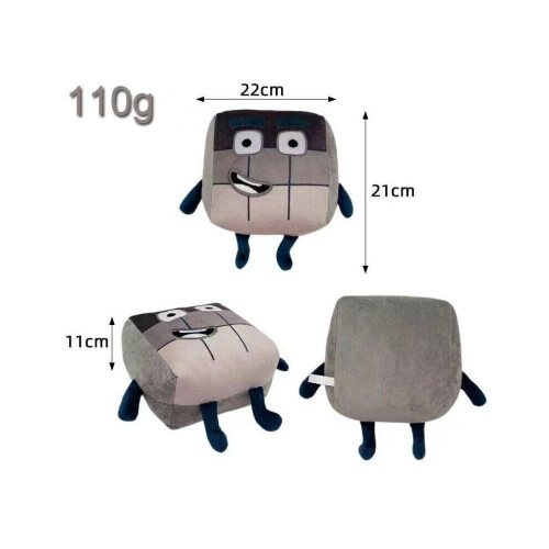 (NINE) Numberblocks Plush Doll Educational Stuffed Toys