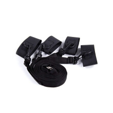 OHMAMA FETISH NYLON KLITTENBANDBEDEKKING BED BONDAGE BEPERKINGEN