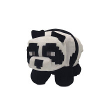 (Panda-25cm) Minecraft Plush Toys Minecraft Creeper Enderman Wolf Stuffed Toys Pixel Doll