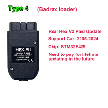 VCDSCAN HEX V2, Interface de diagnostic automobile VAG COM, Mise à jour multilingue 25.3.1, Scanner VAG