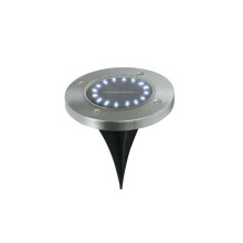 (Cool White) 12LED Solar Power Ground Lights Outdoor Garden Lawn Path Lamp
