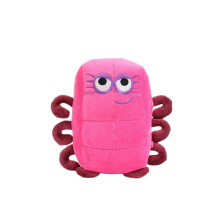 (Rose) Cartoon Numberblocks Plush Toys Stuffed Dolls