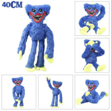 (Pink) Kids Gift 40cm Huggy Wuggy Plush Toy Poppy Playtime Horror Game Stuffed Doll Toy