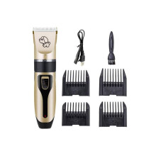 Trimset voor huisdieren, oplaadbaar via USB, elektrische tondeuse met kam, trimmer voor huisdierenhaar
