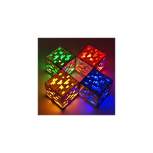 (Punainen) Minecraft Ladattava Taskulamppu Ore Light Lahjalelu
