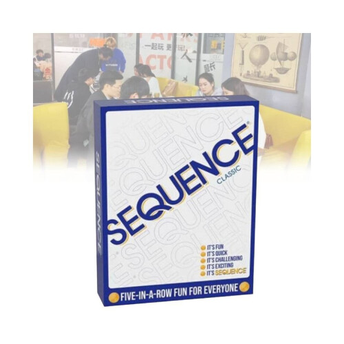 Sequence Fun Family Strategy Board Card Games For Gatherings Group Activity