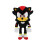 (Shadow) Sonic the Hedgehog Shadow Super Sonic pluche pop speelgoed kindercadeaus 1