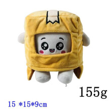 (Sitting box ) Lankybox Foxy Rocky Plush Doll Soft Stuffed Toy