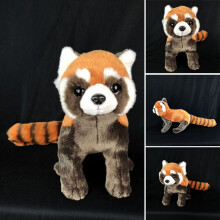 Simulation Red Panda Animal Soft Plush Stuffed Doll Children Toy New Year Gift