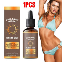 Drinkable Sunless Tanning Drops To Moisturizing Bronzing Tanner Effortless Effective Dark-Tan Drops