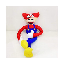 (Red) 40cm Poppy Playtime Huggy Wuggy Plush Toys Cos SpiderMan Pikachu Soft Doll