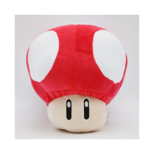 (Red, 12cm/4.7in) Super Mario Plush Toy Mario Mushrooms Cute Stuffed Doll Kids Gift