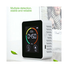 Draagbare CO2-melder voor binnen, multifunctionele thermo-hygrometer, digitaal voor thuisgebruik C1C9