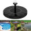 Solcellsdriven fontänpump för damm, pool, trädgård - 4 munstycken, automatisk solcellsdriven vattenpump, 4